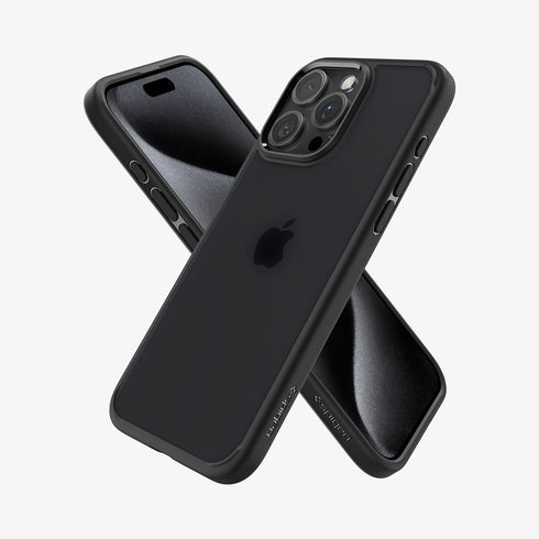 ACS06567 - iPhone 15 Pro Max Case Ultra Hybrid in frost clear showing the back